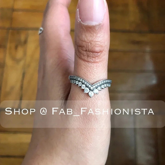 Pandora sterling silver ring size 48 4.5 - Picture 3 of 13